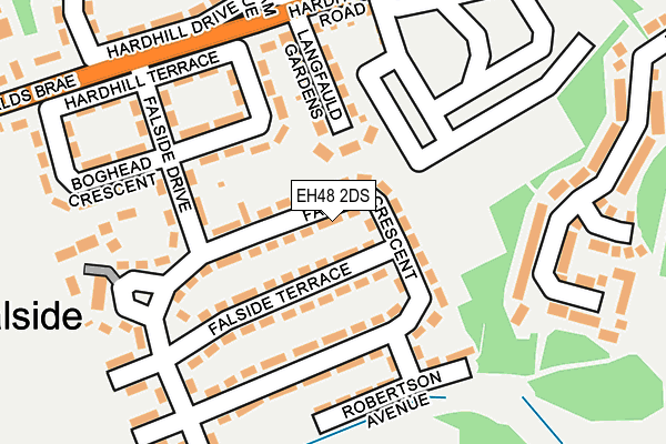 EH48 2DS map - OS OpenMap – Local (Ordnance Survey) EH48 2DS map - OS OpenMap – Local (Ordnance Survey)