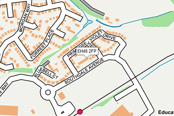 EH48 2FP map - OS OpenMap – Local (Ordnance Survey) EH48 2FP map - OS OpenMap – Local (Ordnance Survey)