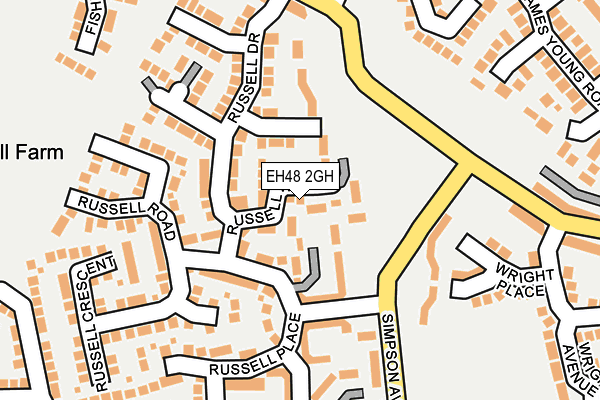EH48 2GH map - OS OpenMap – Local (Ordnance Survey) EH48 2GH map - OS OpenMap – Local (Ordnance Survey)