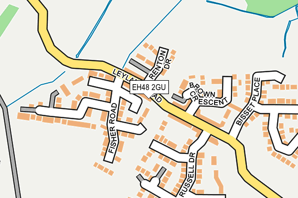 EH48 2GU map - OS OpenMap – Local (Ordnance Survey) EH48 2GU map - OS OpenMap – Local (Ordnance Survey)