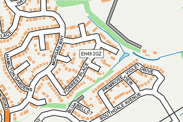 EH48 2GZ map - OS OpenMap – Local (Ordnance Survey) EH48 2GZ map - OS OpenMap – Local (Ordnance Survey)