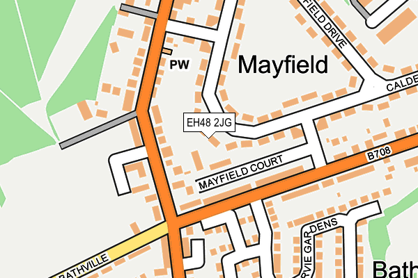 EH48 2JG map - OS OpenMap – Local (Ordnance Survey) EH48 2JG map - OS OpenMap – Local (Ordnance Survey)