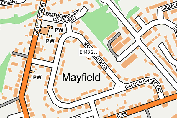 EH48 2JJ map - OS OpenMap – Local (Ordnance Survey) EH48 2JJ map - OS OpenMap – Local (Ordnance Survey)