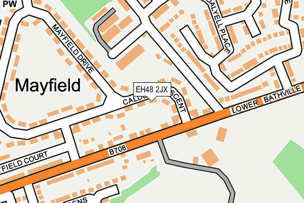 EH48 2JX map - OS OpenMap – Local (Ordnance Survey) EH48 2JX map - OS OpenMap – Local (Ordnance Survey)