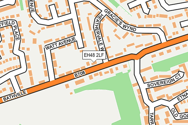 EH48 2LF map - OS OpenMap – Local (Ordnance Survey) EH48 2LF map - OS OpenMap – Local (Ordnance Survey)