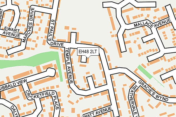 EH48 2LT map - OS OpenMap – Local (Ordnance Survey) EH48 2LT map - OS OpenMap – Local (Ordnance Survey)