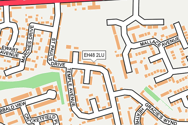 EH48 2LU map - OS OpenMap – Local (Ordnance Survey) EH48 2LU map - OS OpenMap – Local (Ordnance Survey)