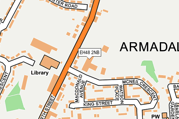 EH48 2NB map - OS OpenMap – Local (Ordnance Survey) EH48 2NB map - OS OpenMap – Local (Ordnance Survey)