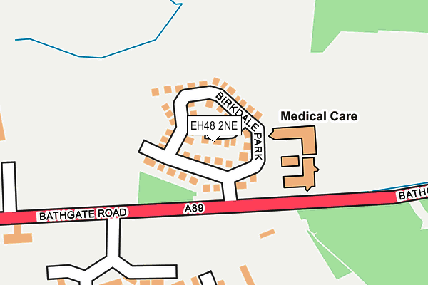 EH48 2NE map - OS OpenMap – Local (Ordnance Survey) EH48 2NE map - OS OpenMap – Local (Ordnance Survey)