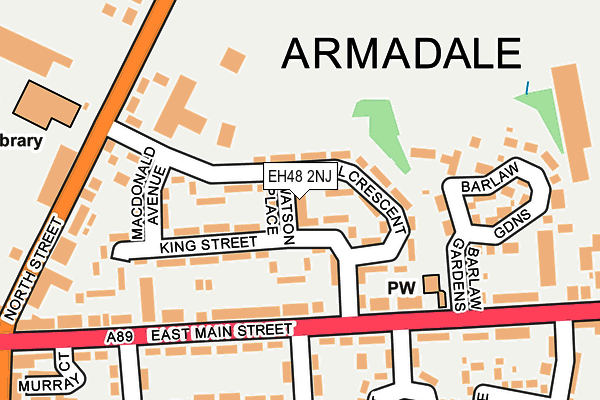 EH48 2NJ map - OS OpenMap – Local (Ordnance Survey) EH48 2NJ map - OS OpenMap – Local (Ordnance Survey)
