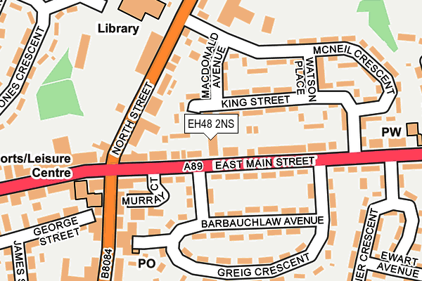 EH48 2NS map - OS OpenMap – Local (Ordnance Survey) EH48 2NS map - OS OpenMap – Local (Ordnance Survey)