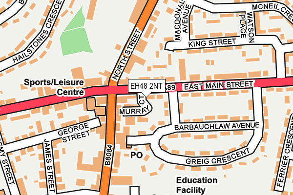 EH48 2NT map - OS OpenMap – Local (Ordnance Survey) EH48 2NT map - OS OpenMap – Local (Ordnance Survey)
