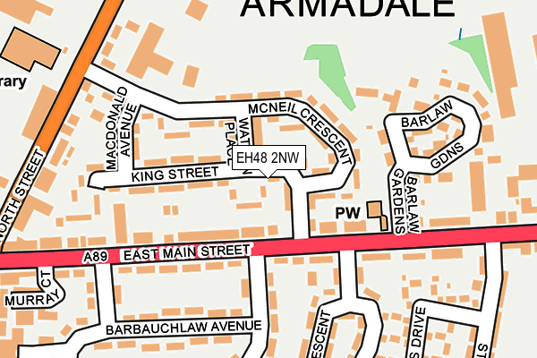 EH48 2NW map - OS OpenMap – Local (Ordnance Survey) EH48 2NW map - OS OpenMap – Local (Ordnance Survey)