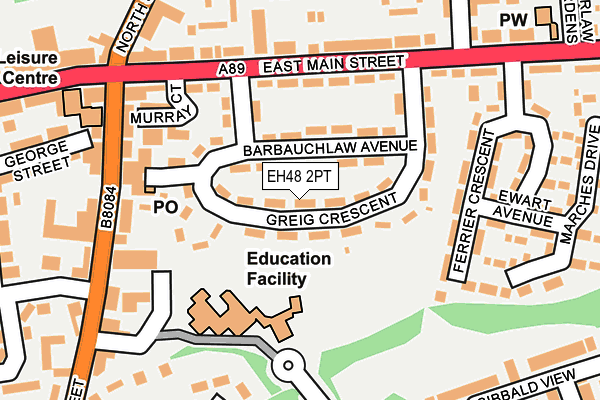 EH48 2PT map - OS OpenMap – Local (Ordnance Survey) EH48 2PT map - OS OpenMap – Local (Ordnance Survey)