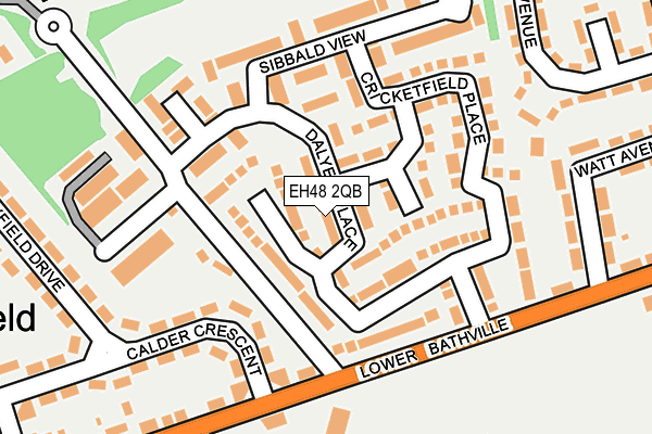 EH48 2QB map - OS OpenMap – Local (Ordnance Survey) EH48 2QB map - OS OpenMap – Local (Ordnance Survey)