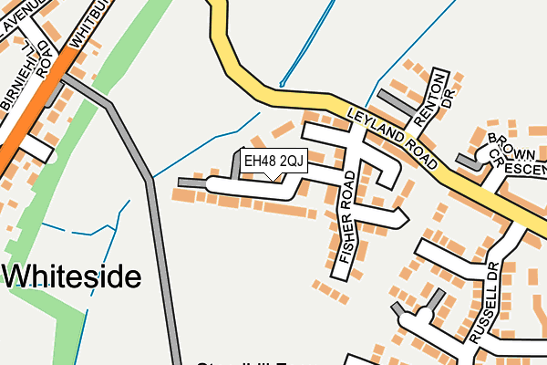 EH48 2QJ map - OS OpenMap – Local (Ordnance Survey) EH48 2QJ map - OS OpenMap – Local (Ordnance Survey)