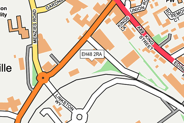 EH48 2RA map - OS OpenMap – Local (Ordnance Survey) EH48 2RA map - OS OpenMap – Local (Ordnance Survey)