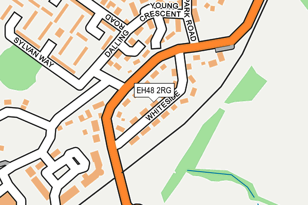 EH48 2RG map - OS OpenMap – Local (Ordnance Survey) EH48 2RG map - OS OpenMap – Local (Ordnance Survey)