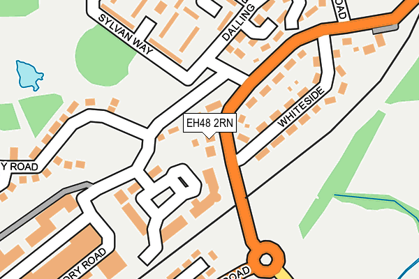 EH48 2RN map - OS OpenMap – Local (Ordnance Survey) EH48 2RN map - OS OpenMap – Local (Ordnance Survey)