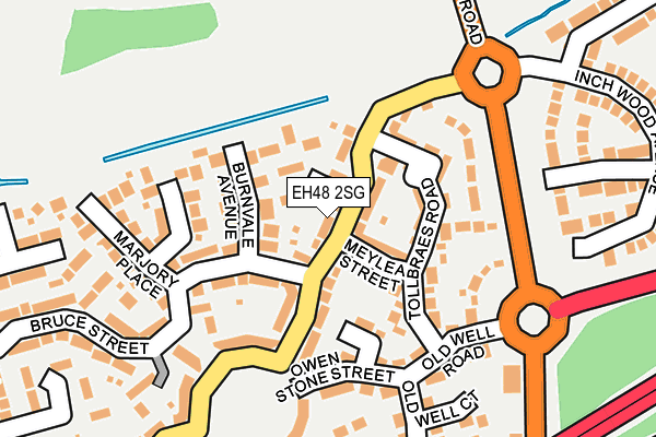 EH48 2SG map - OS OpenMap – Local (Ordnance Survey) EH48 2SG map - OS OpenMap – Local (Ordnance Survey)