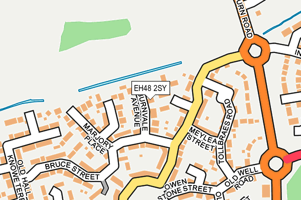 EH48 2SY map - OS OpenMap – Local (Ordnance Survey) EH48 2SY map - OS OpenMap – Local (Ordnance Survey)
