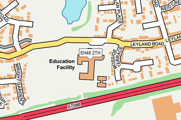 EH48 2TH map - OS OpenMap – Local (Ordnance Survey)