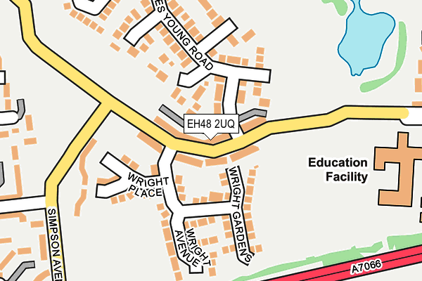 EH48 2UQ map - OS OpenMap – Local (Ordnance Survey) EH48 2UQ map - OS OpenMap – Local (Ordnance Survey)