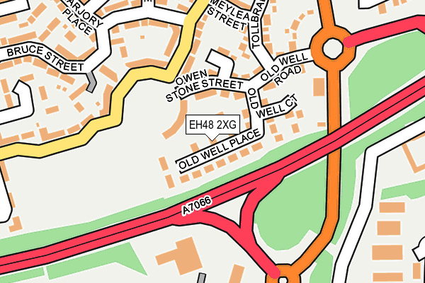 EH48 2XG map - OS OpenMap – Local (Ordnance Survey) EH48 2XG map - OS OpenMap – Local (Ordnance Survey)