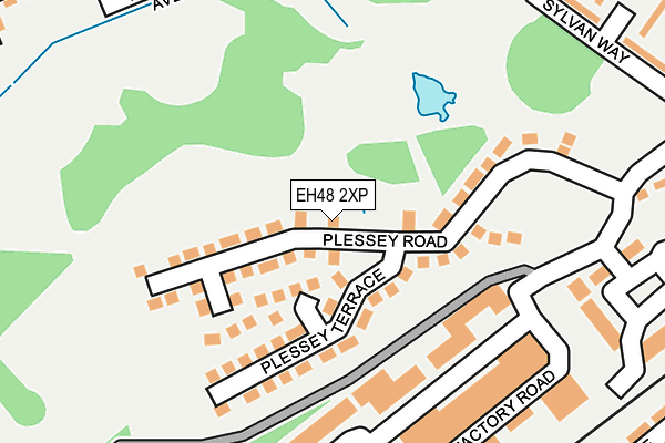 EH48 2XP map - OS OpenMap – Local (Ordnance Survey) EH48 2XP map - OS OpenMap – Local (Ordnance Survey)