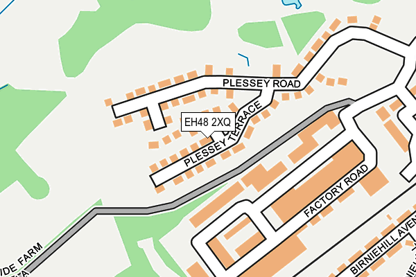 EH48 2XQ map - OS OpenMap – Local (Ordnance Survey) EH48 2XQ map - OS OpenMap – Local (Ordnance Survey)