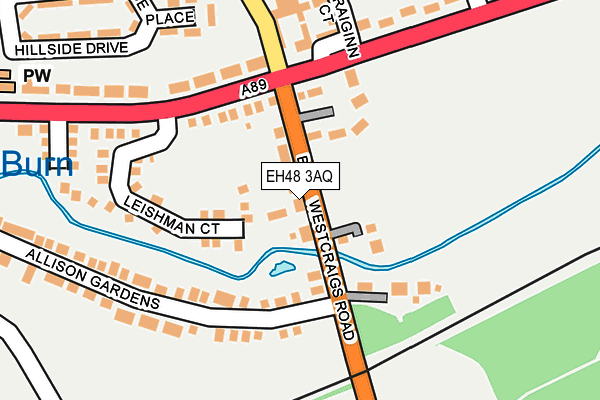 EH48 3AQ map - OS OpenMap – Local (Ordnance Survey) EH48 3AQ map - OS OpenMap – Local (Ordnance Survey)