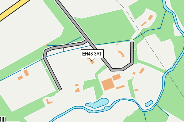 EH48 3AT map - OS OpenMap – Local (Ordnance Survey) EH48 3AT map - OS OpenMap – Local (Ordnance Survey)