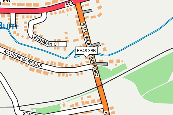 EH48 3BB map - OS OpenMap – Local (Ordnance Survey) EH48 3BB map - OS OpenMap – Local (Ordnance Survey)