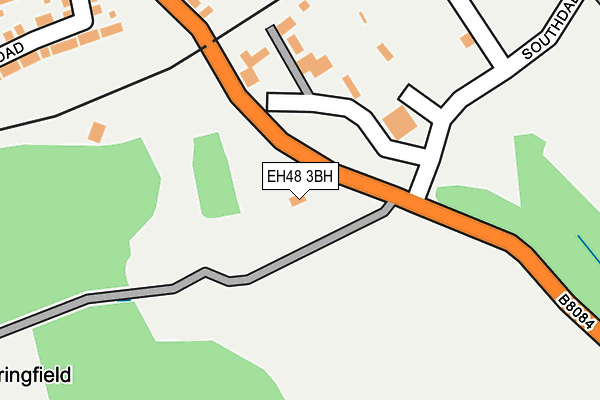 EH48 3BH map - OS OpenMap – Local (Ordnance Survey) EH48 3BH map - OS OpenMap – Local (Ordnance Survey)
