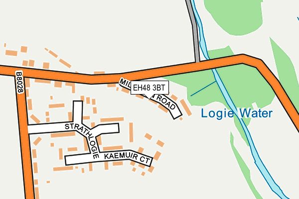 EH48 3BT map - OS OpenMap – Local (Ordnance Survey) EH48 3BT map - OS OpenMap – Local (Ordnance Survey)