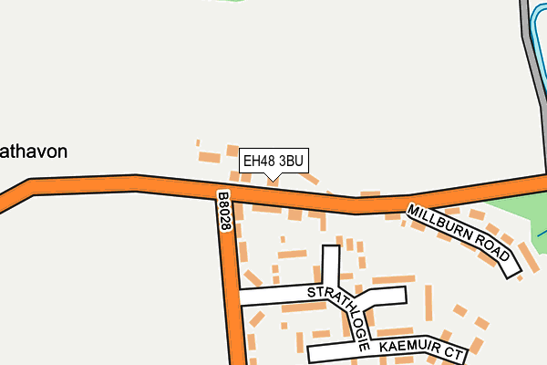 EH48 3BU map - OS OpenMap – Local (Ordnance Survey) EH48 3BU map - OS OpenMap – Local (Ordnance Survey)