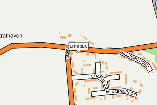EH48 3BX map - OS OpenMap – Local (Ordnance Survey) EH48 3BX map - OS OpenMap – Local (Ordnance Survey)