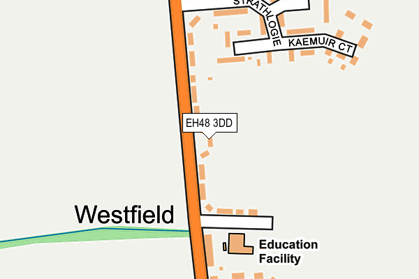 EH48 3DD map - OS OpenMap – Local (Ordnance Survey) EH48 3DD map - OS OpenMap – Local (Ordnance Survey)