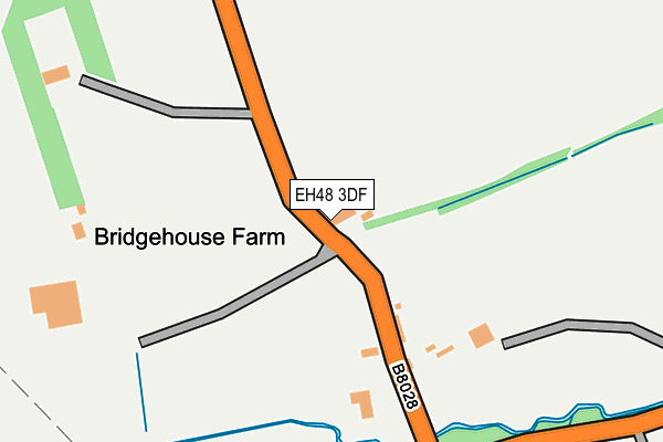 EH48 3DF map - OS OpenMap – Local (Ordnance Survey) EH48 3DF map - OS OpenMap – Local (Ordnance Survey)