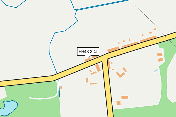EH48 3DJ map - OS OpenMap – Local (Ordnance Survey) EH48 3DJ map - OS OpenMap – Local (Ordnance Survey)
