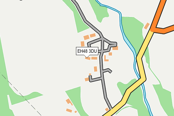 EH48 3DU map - OS OpenMap – Local (Ordnance Survey) EH48 3DU map - OS OpenMap – Local (Ordnance Survey)