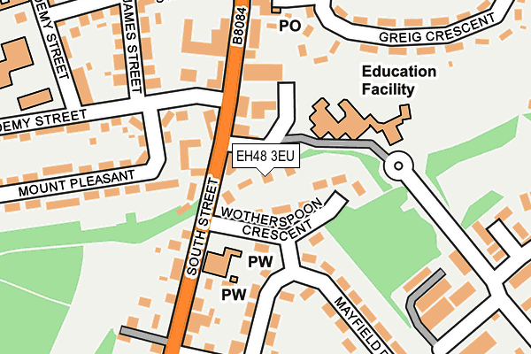 EH48 3EU map - OS OpenMap – Local (Ordnance Survey) EH48 3EU map - OS OpenMap – Local (Ordnance Survey)