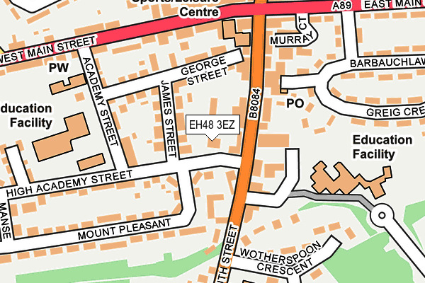 EH48 3EZ map - OS OpenMap – Local (Ordnance Survey) EH48 3EZ map - OS OpenMap – Local (Ordnance Survey)