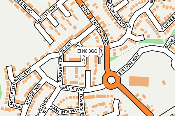 EH48 3GQ map - OS OpenMap – Local (Ordnance Survey) EH48 3GQ map - OS OpenMap – Local (Ordnance Survey)