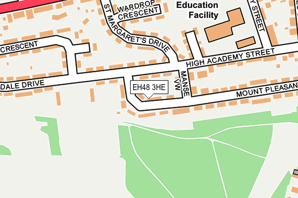 EH48 3HE map - OS OpenMap – Local (Ordnance Survey) EH48 3HE map - OS OpenMap – Local (Ordnance Survey)