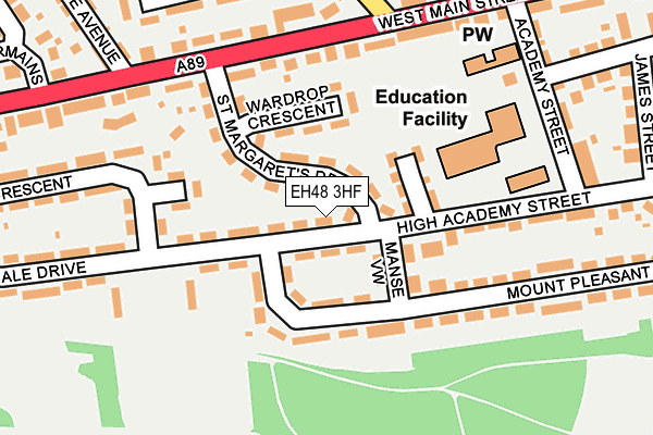 EH48 3HF map - OS OpenMap – Local (Ordnance Survey) EH48 3HF map - OS OpenMap – Local (Ordnance Survey)