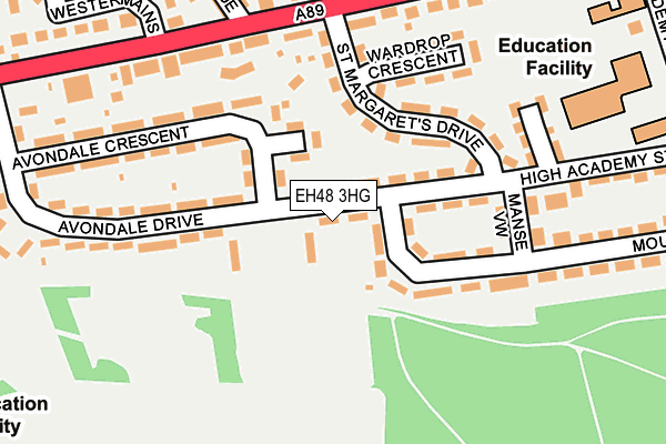 EH48 3HG map - OS OpenMap – Local (Ordnance Survey) EH48 3HG map - OS OpenMap – Local (Ordnance Survey)