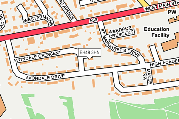 EH48 3HN map - OS OpenMap – Local (Ordnance Survey) EH48 3HN map - OS OpenMap – Local (Ordnance Survey)