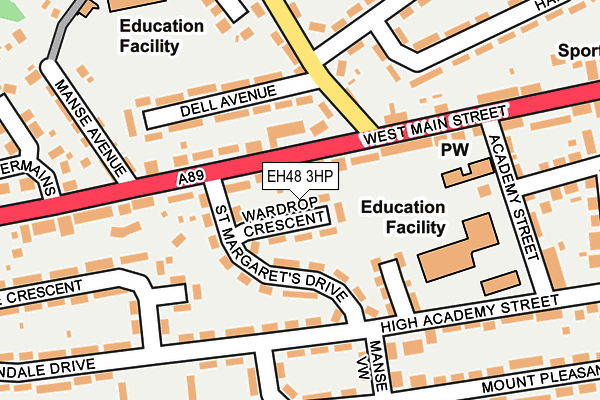 EH48 3HP map - OS OpenMap – Local (Ordnance Survey) EH48 3HP map - OS OpenMap – Local (Ordnance Survey)