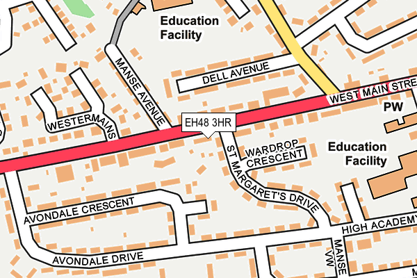 EH48 3HR map - OS OpenMap – Local (Ordnance Survey) EH48 3HR map - OS OpenMap – Local (Ordnance Survey)